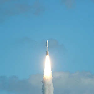 Atlas V rocket carrying the New Horizons spacecraft.